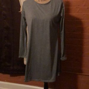 Grey T-shirt dress